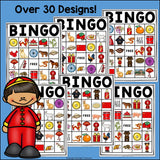 Chinese New Year Bingo Cards for Early Readers - Lunar New Year Bingo FREEBIE