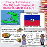 Haiti Mini Book for Early Readers - A Country Study