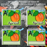 Alphabet Flash Cards for Early Readers - Country of Armenia