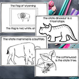 Wyoming Mini Book for Early Readers - A State Study