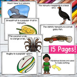 Vanuatu Mini Book for Early Readers - A Country Study, Vanuatu Country Study