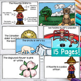Canada Mini Book for Early Readers - A Country Study
