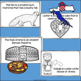 Croatia Mini Book for Early Readers - A Country Study
