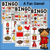 Chinese New Year Bingo Cards for Early Readers - Lunar New Year Bingo FREEBIE