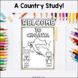 Croatia Lapbook for Early Learners - A Country Study