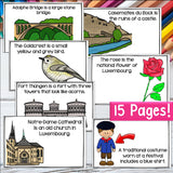 Luxembourg Mini Book for Early Readers - A Country Study, Luxembourg Country