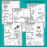 Asia and Middle East Countries Research Posters - Country Research Project