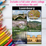 Luxembourg Mini Book for Early Readers - A Country Study, Luxembourg Country