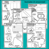 South America Countries Research Posters -  South American Country Posters