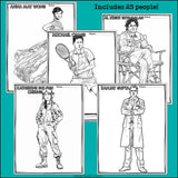 Asian American Pacific Islanders Research Posters, Coloring - Research Project