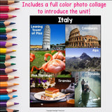 Italy Mini Book for Early Readers - A Country Study