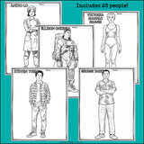 Asian American Pacific Islanders Research Posters, Coloring - Research Project