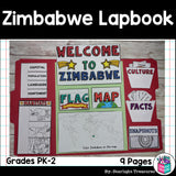 Zimbabwe Lapbook for Early Learners - A Country Study