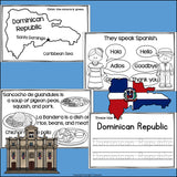 Dominican Republic Mini Book for Early Readers - A Country Study