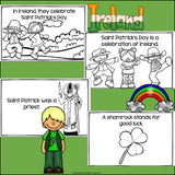 Saint Patrick's Day Mini Book for Early Readers: St. Patrick's Day