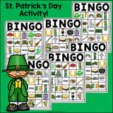 Saint Patrick's Day Bingo Cards for Early Readers - St. Patrick's Bingo FREEBIE
