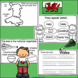 Wales Mini Book for Early Readers - A Country Study