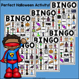 Halloween Bingo Cards for Early Readers - Halloween Bingo FREEBIE