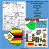 Zimbabwe Fact Sheet for Early Readers