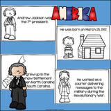 Andrew Jackson Mini Book for Early Readers: Presidents' Day