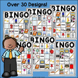 Back to School Bingo Cards for Early Readers - Back 2 School, School FREEBIE