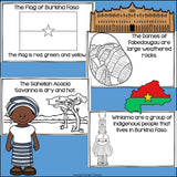 Burkina Faso Mini Book for Early Readers - A Country Study