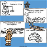 Inuit Tribe Mini Book for Early Readers