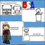 William Henry Harrison Mini Book for Early Readers: Presidents' Day