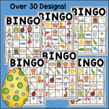 Easter Bingo Cards for Early Readers - Easter Bingo FREEBIE