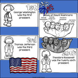 Mount Rushmore Mini Book for Early Readers: American Symbols