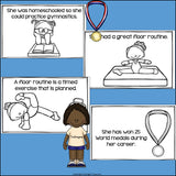Simone Biles Mini Book for Early Readers: Black History Month