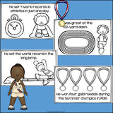 Jesse Owens Mini Book for Early Readers: Black History Month