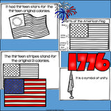 American Flag Mini Book for Early Readers