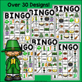 Saint Patrick's Day Bingo Cards for Early Readers - St. Patrick's Bingo FREEBIE
