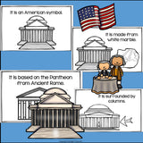 Jefferson Memorial Mini Book for Early Readers: American Symbols