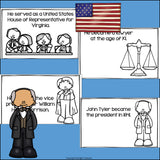 John Tyler Mini Book for Early Readers: Presidents' Day