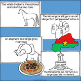 Burkina Faso Mini Book for Early Readers - A Country Study