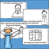 Jane Austen Mini Book for Early Readers: Women's History Month
