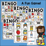 Back to School Bingo Cards for Early Readers - Back 2 School, School FREEBIE