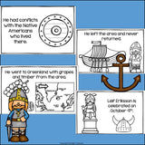Leif Erikson Mini Book for Early Readers: Early Explorers