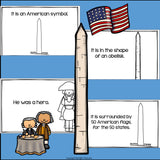 Washington Monument Mini Book for Early Readers: American Symbols