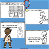 Jesse Owens Mini Book for Early Readers: Black History Month