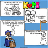 Harriet Tubman Mini Book for Early Readers: Black History Month