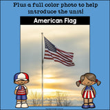 American Flag Mini Book for Early Readers