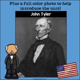 John Tyler Mini Book for Early Readers: Presidents' Day