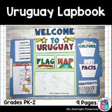 Uruguay Lapbook for Early Learners - A Country Study