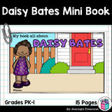 Daisy Bates Mini Book for Early Readers: Black History Month