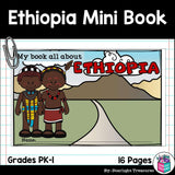 Ethiopia Mini Book for Early Readers - A Country Study
