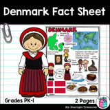 Denmark Fact Sheet for Early Readers