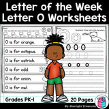Alphabet Letter of the Week Worksheets for Early Readers - Letter O